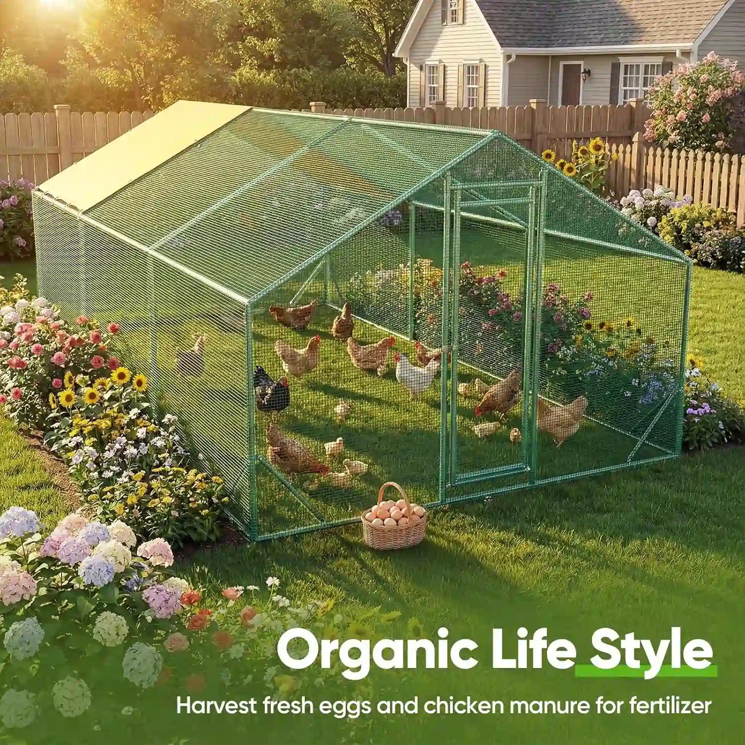 Upgraded Chicken Run 19.7x9.8x6.6FT#size_19.7x9.8x6.6FT