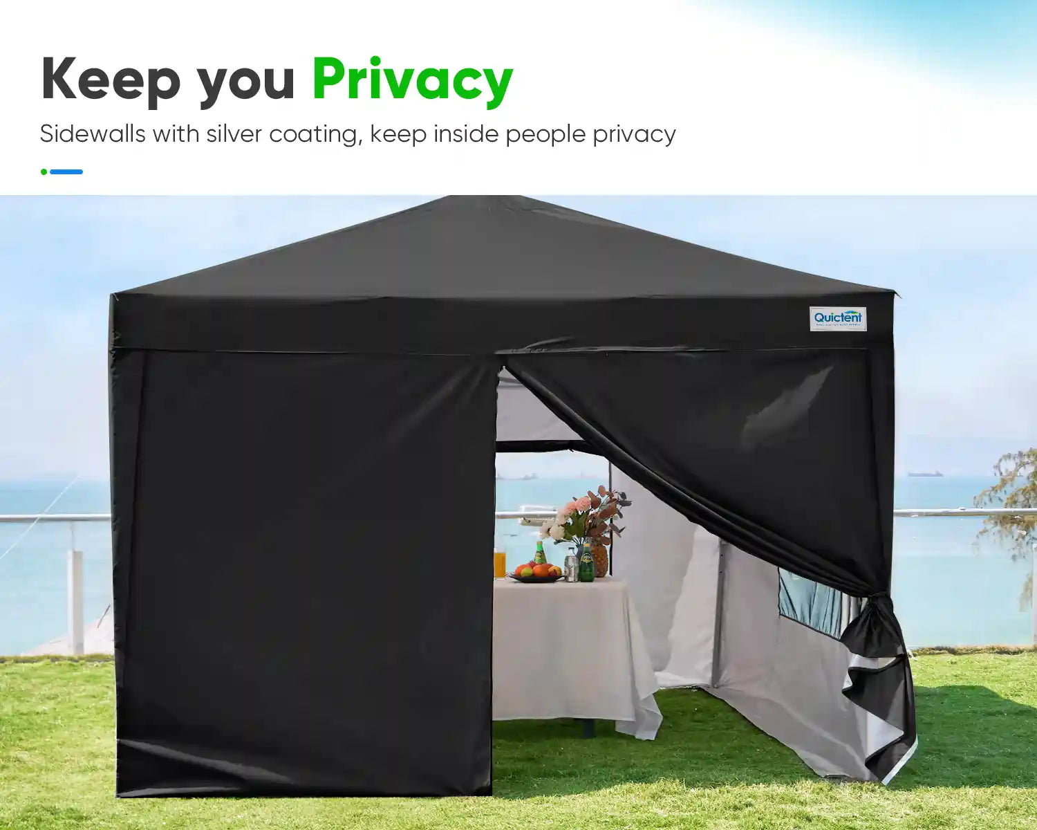 black canopy tent sidewall#color_black (Upgraded)