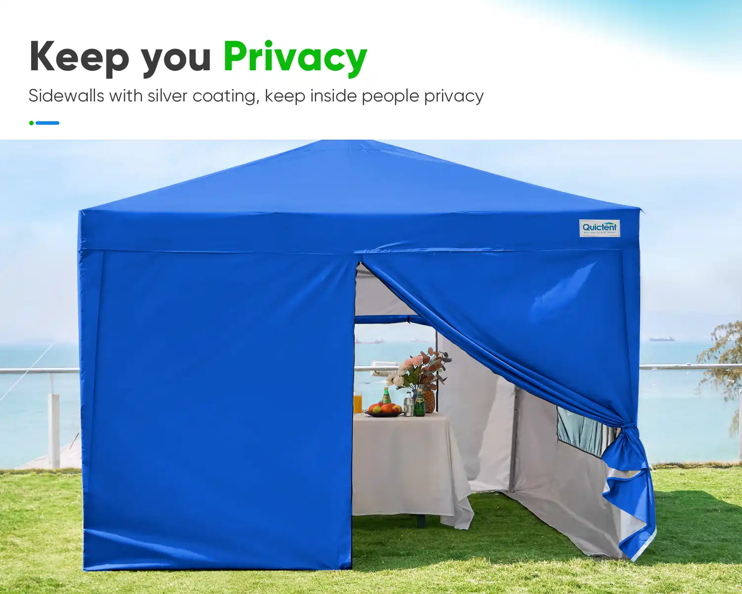 blue canopy removable sidewalls#color_royal blue (Upgraded)