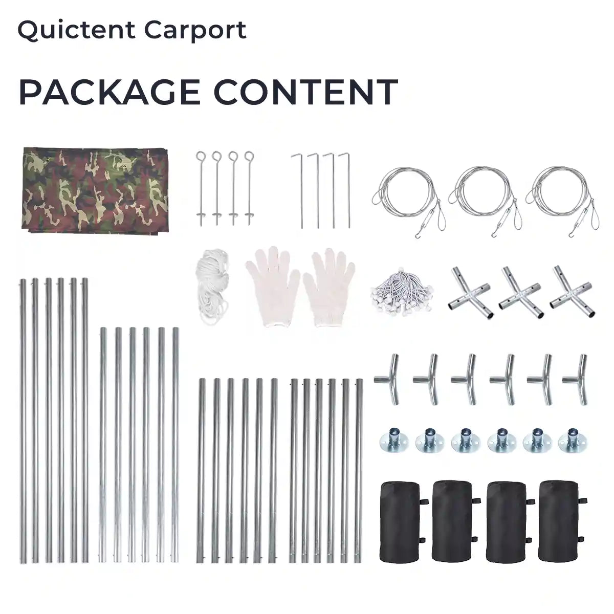 camo carport package content#color_camo