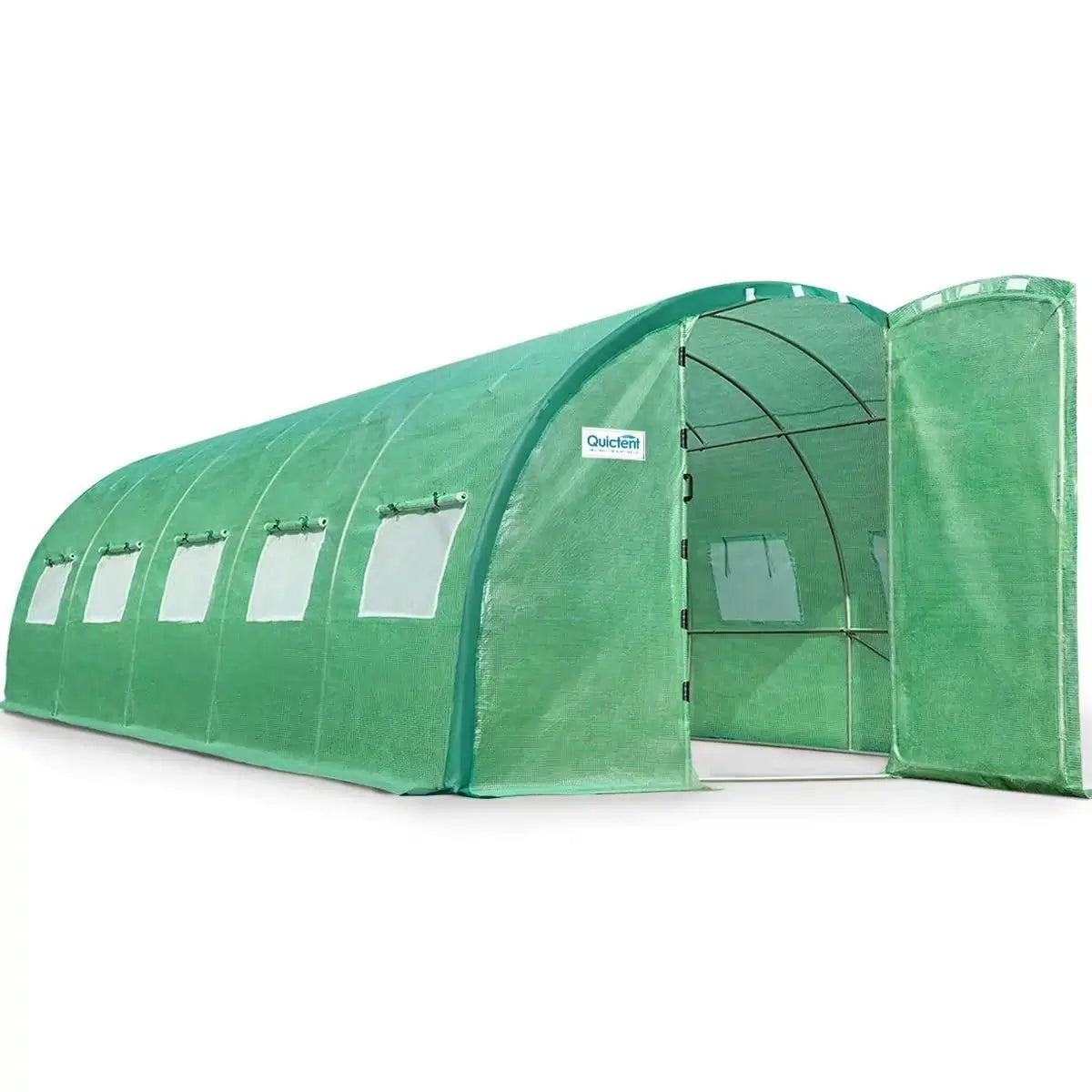 25' x 10' x 6.6' Upgraded Large Walk-in Greenhouse - Green#color_green