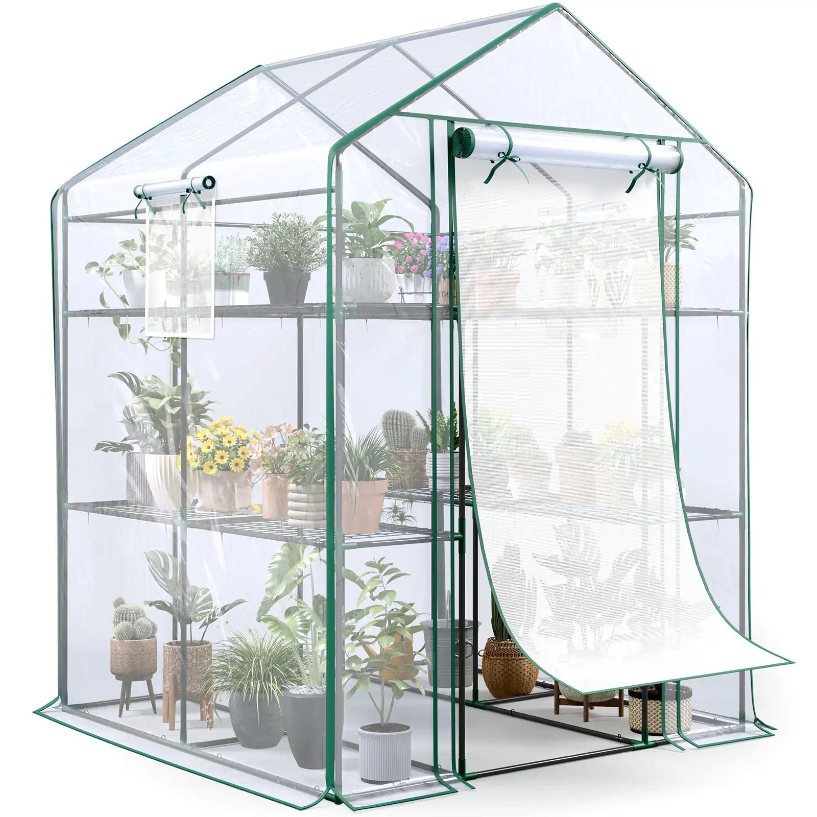 56x56x77 Walk-in Greenhouse clear#color_clear