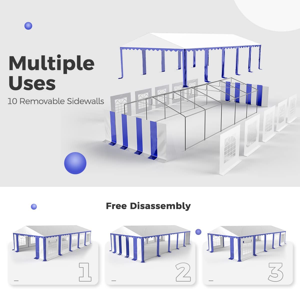 16' x 32' Party Tent