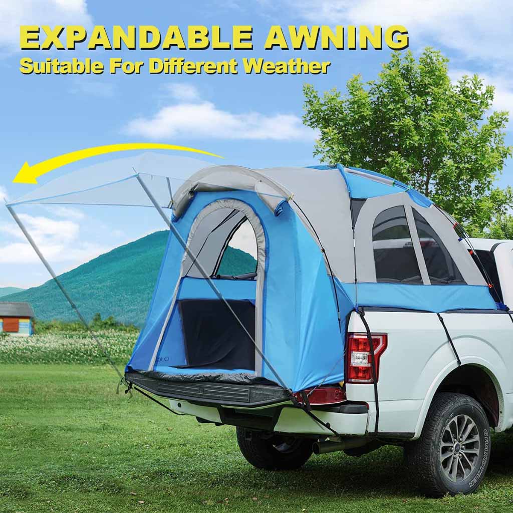 Expandable awning