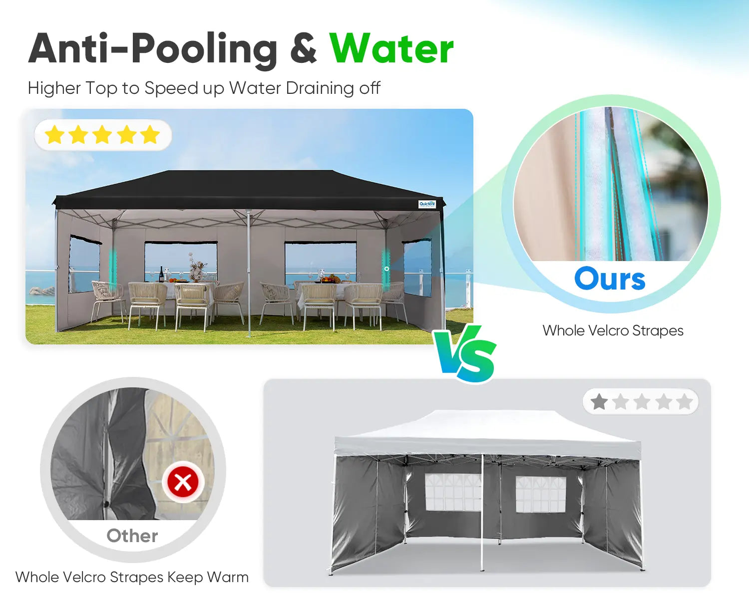 Black 10x20 Pop Up Canopy#color_black