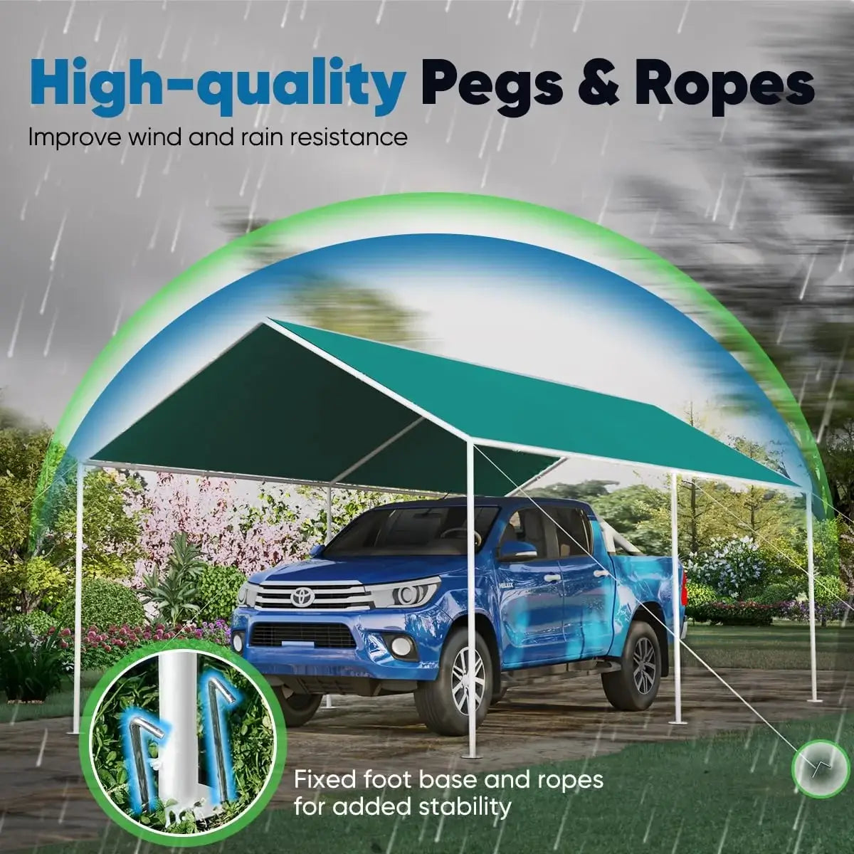 basic car canopy green#color_green