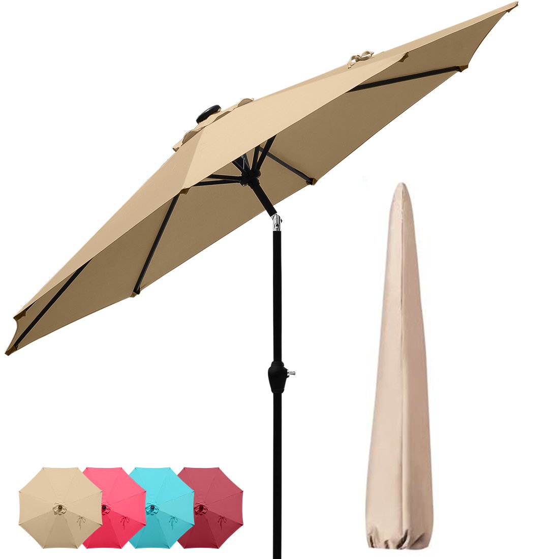 9' Patio Umbrella#color_tan