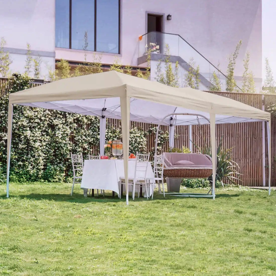 10 x 20 Pop up Canopy#color_beige