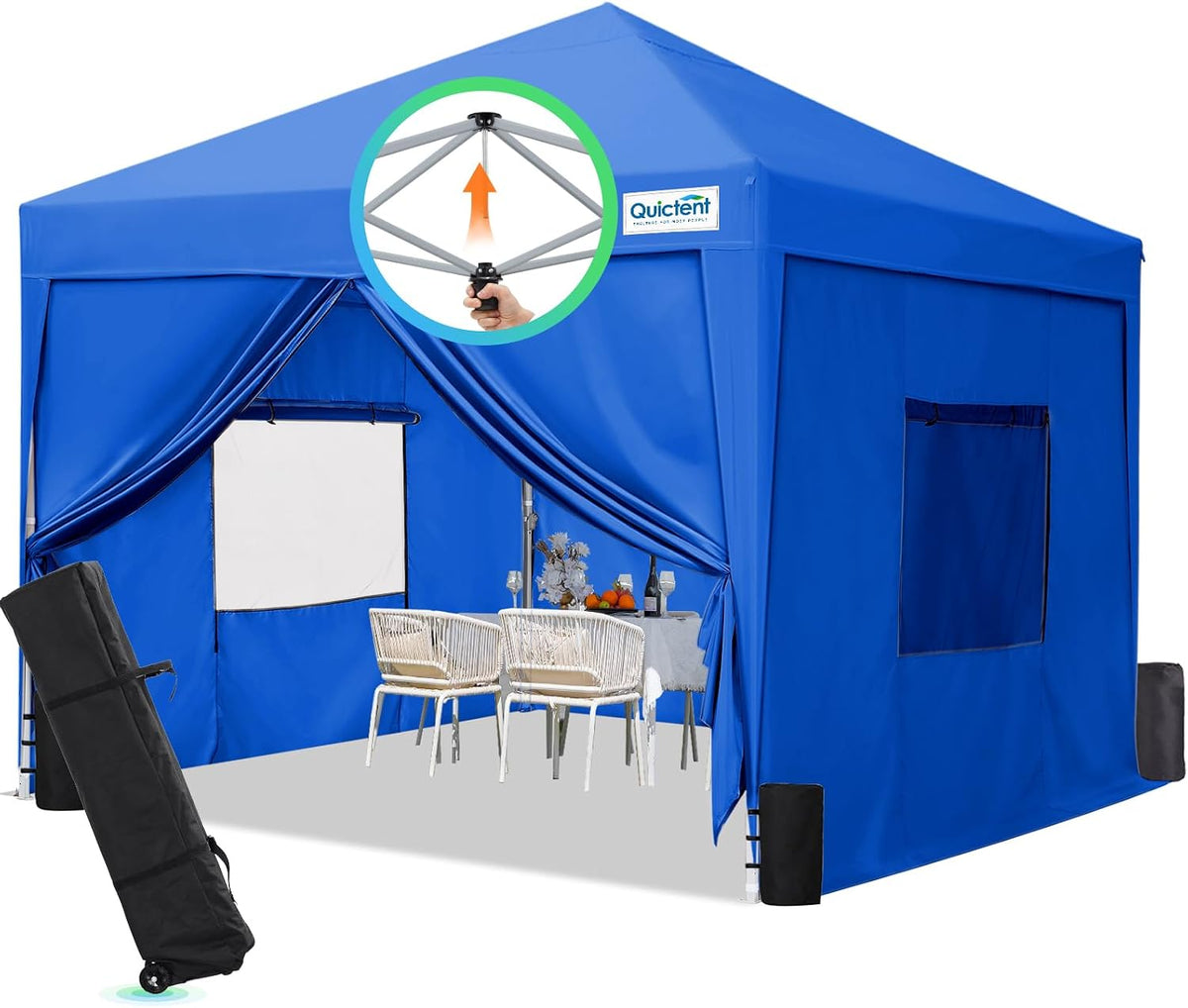 RoyalBlue 10' x 10' Pop Up Canopy#color_royal blue (Upgraded)