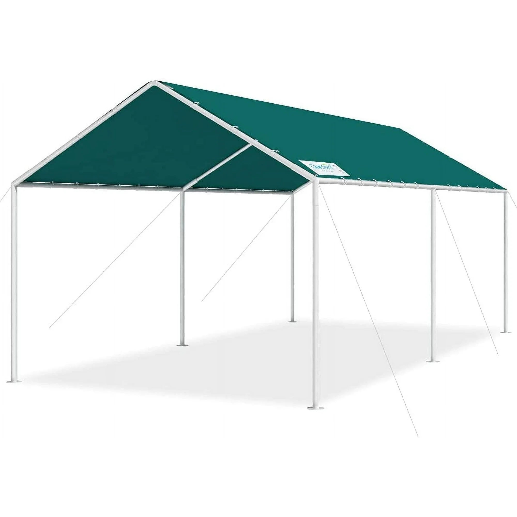20' x 10' Portable Carport-Green#color_green
