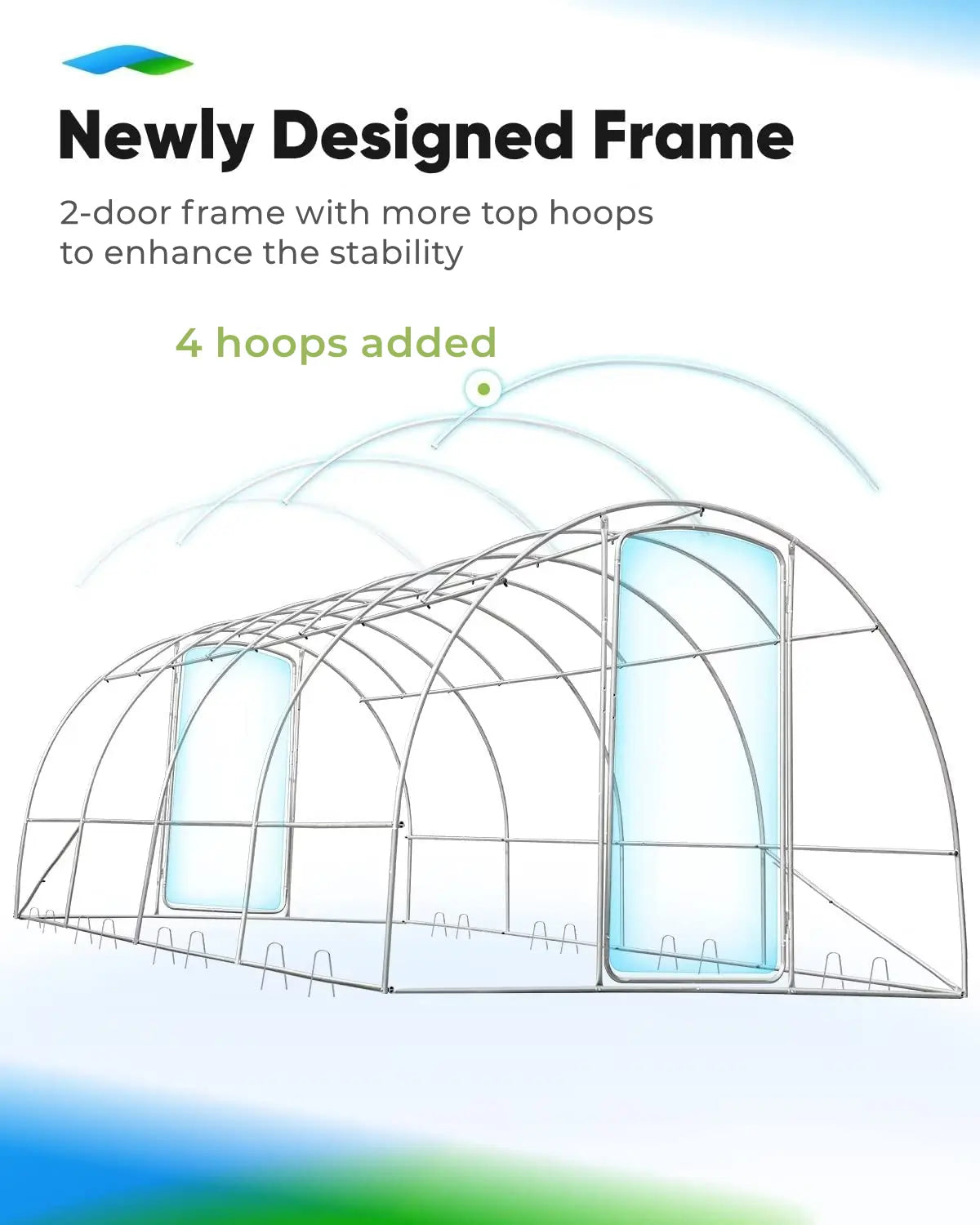 newly designed greenhouse frame#color_white