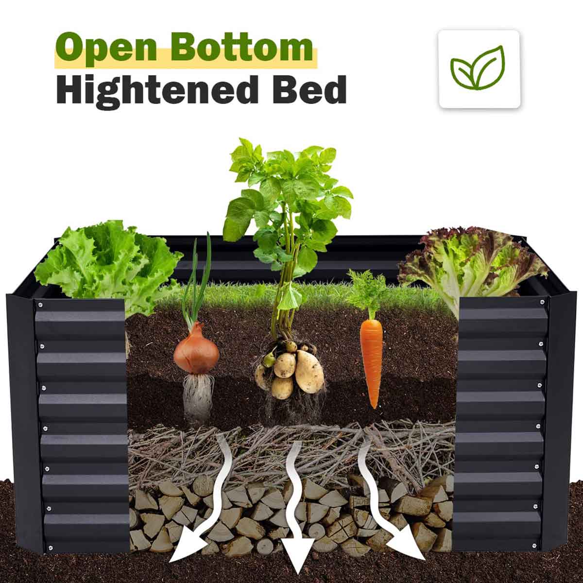 hightened bed#size_4x3x2ft