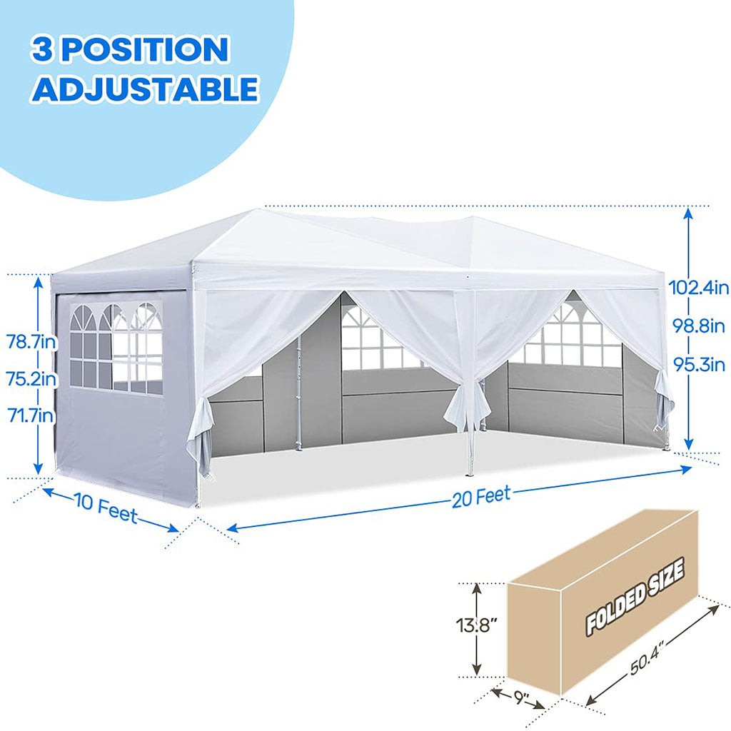 adjustable pop up canopy tent
