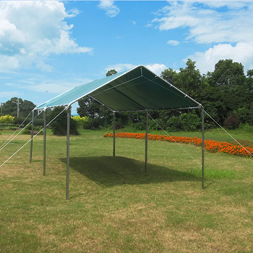 Quictent Car Canopy standing against hot day in summer