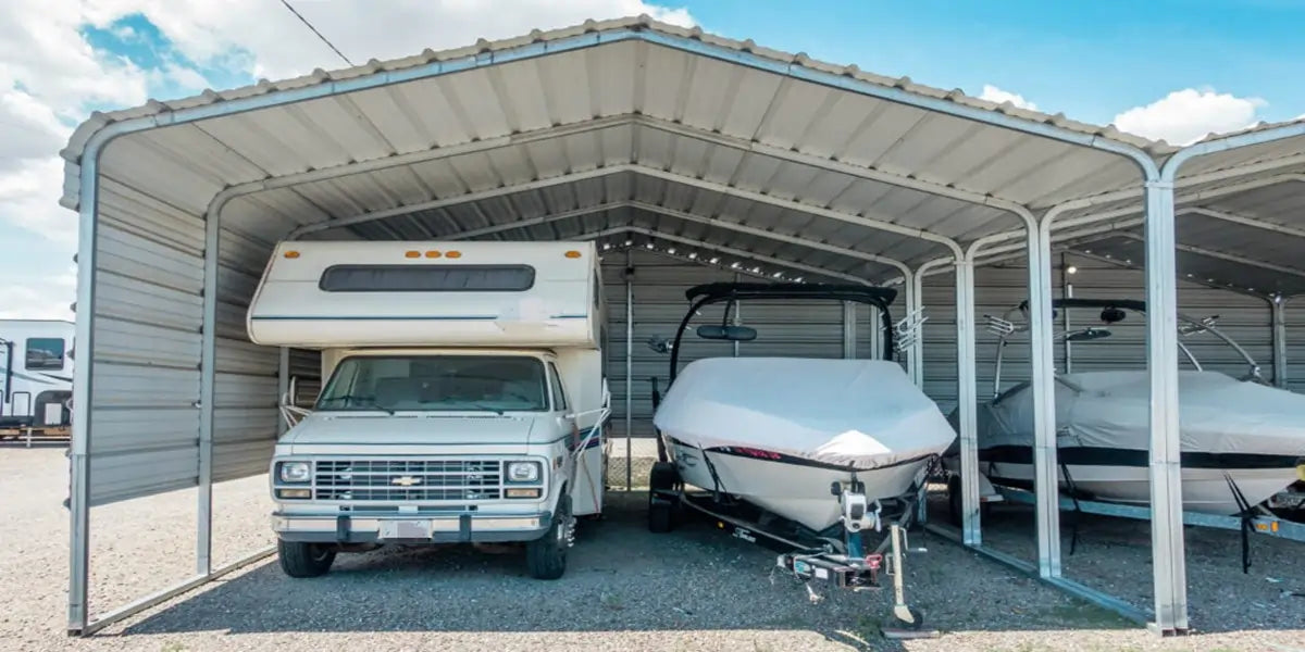 RV and boat storage tent