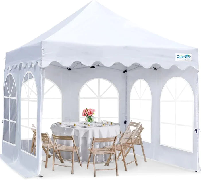 Quictent 10x10 church window canopy tent