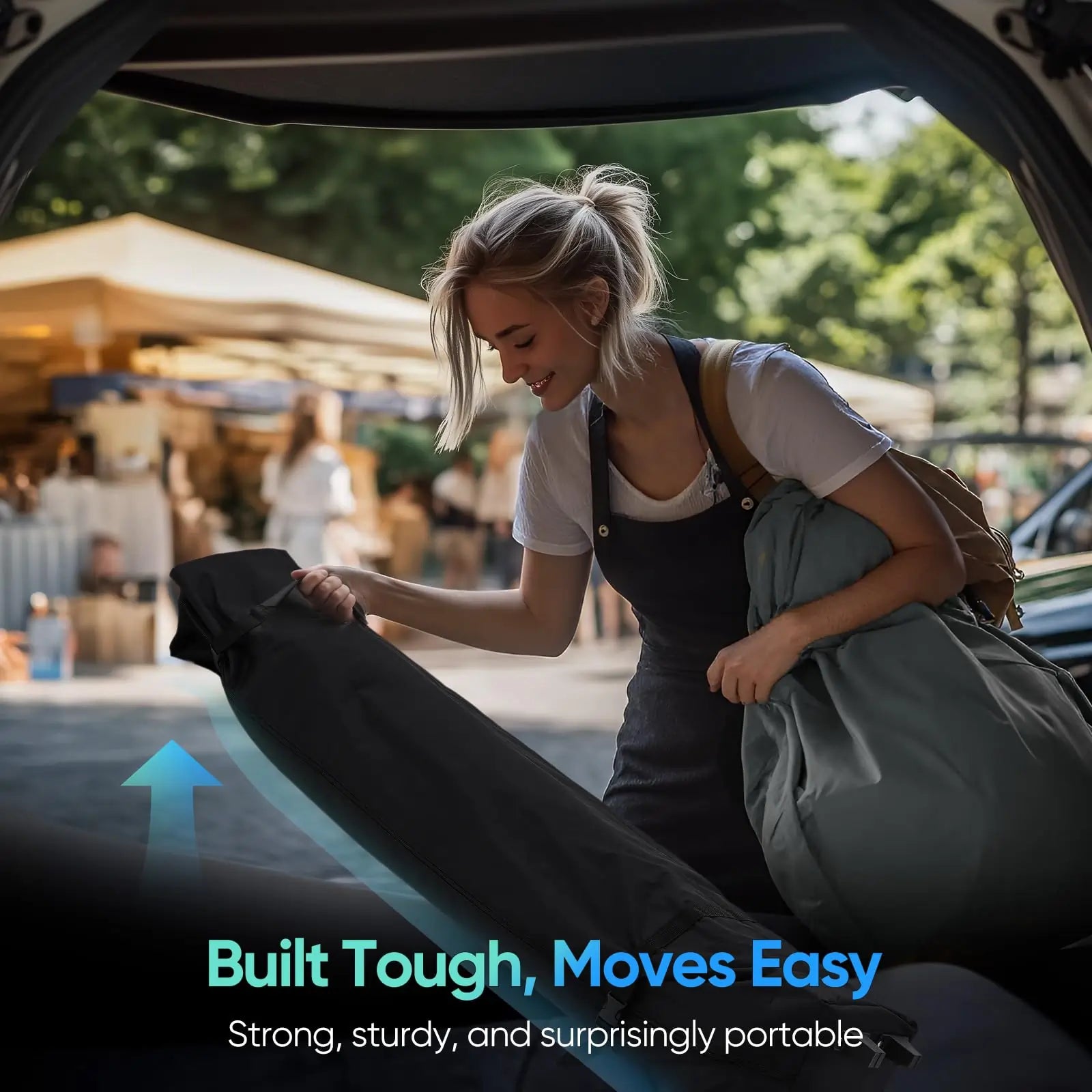 Built Tough, Moves Easy#style_10x20 No Sidewall-White