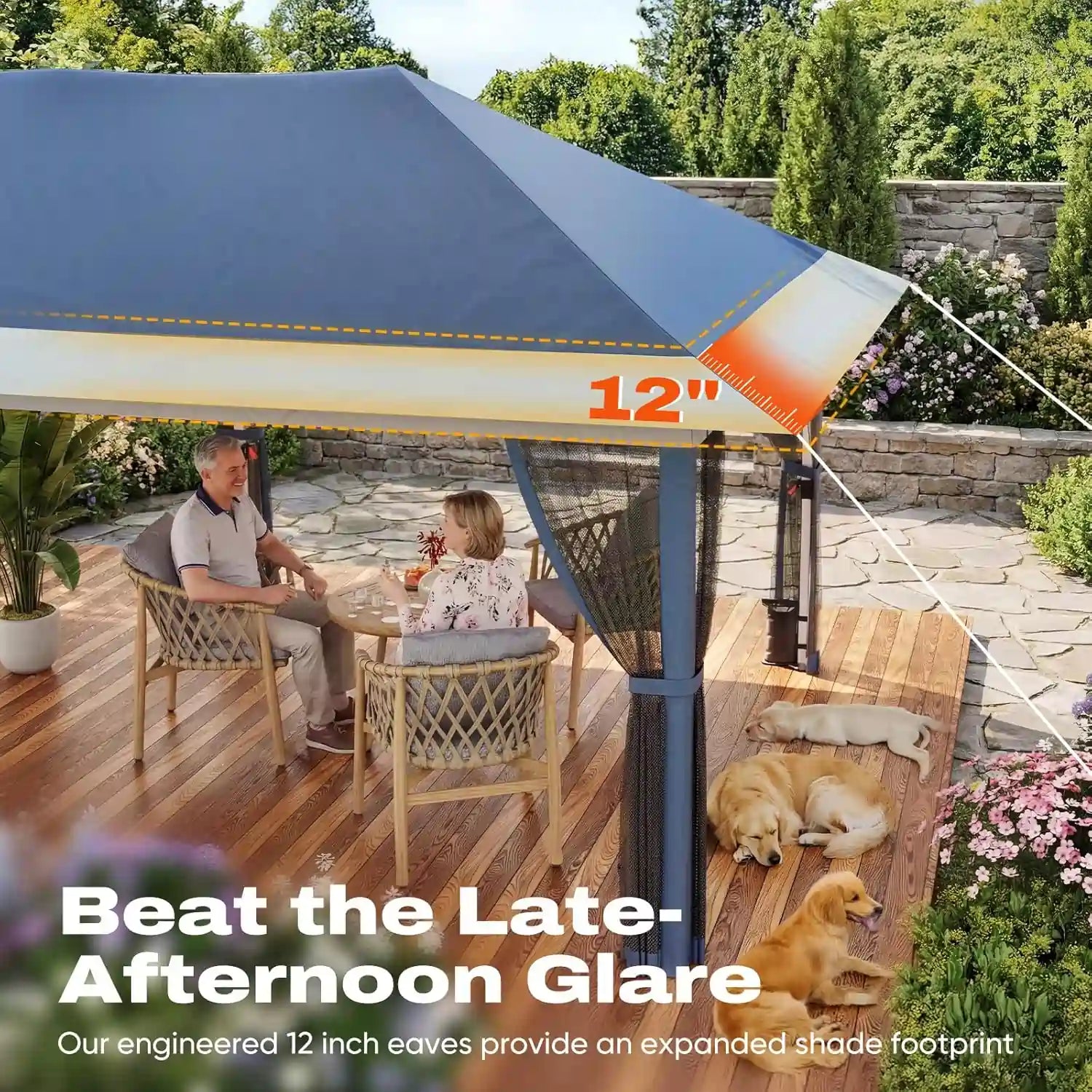 12-inch expanded shade#color_Blue