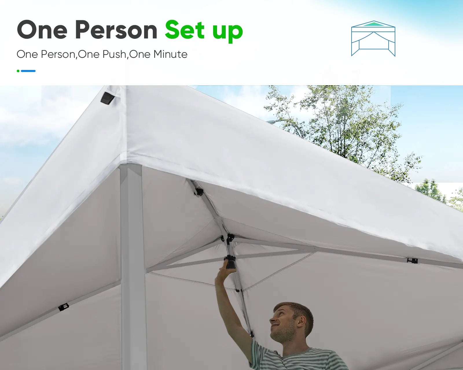 Quictent Privacy Portable Pop Up Canopy with Sidewalls