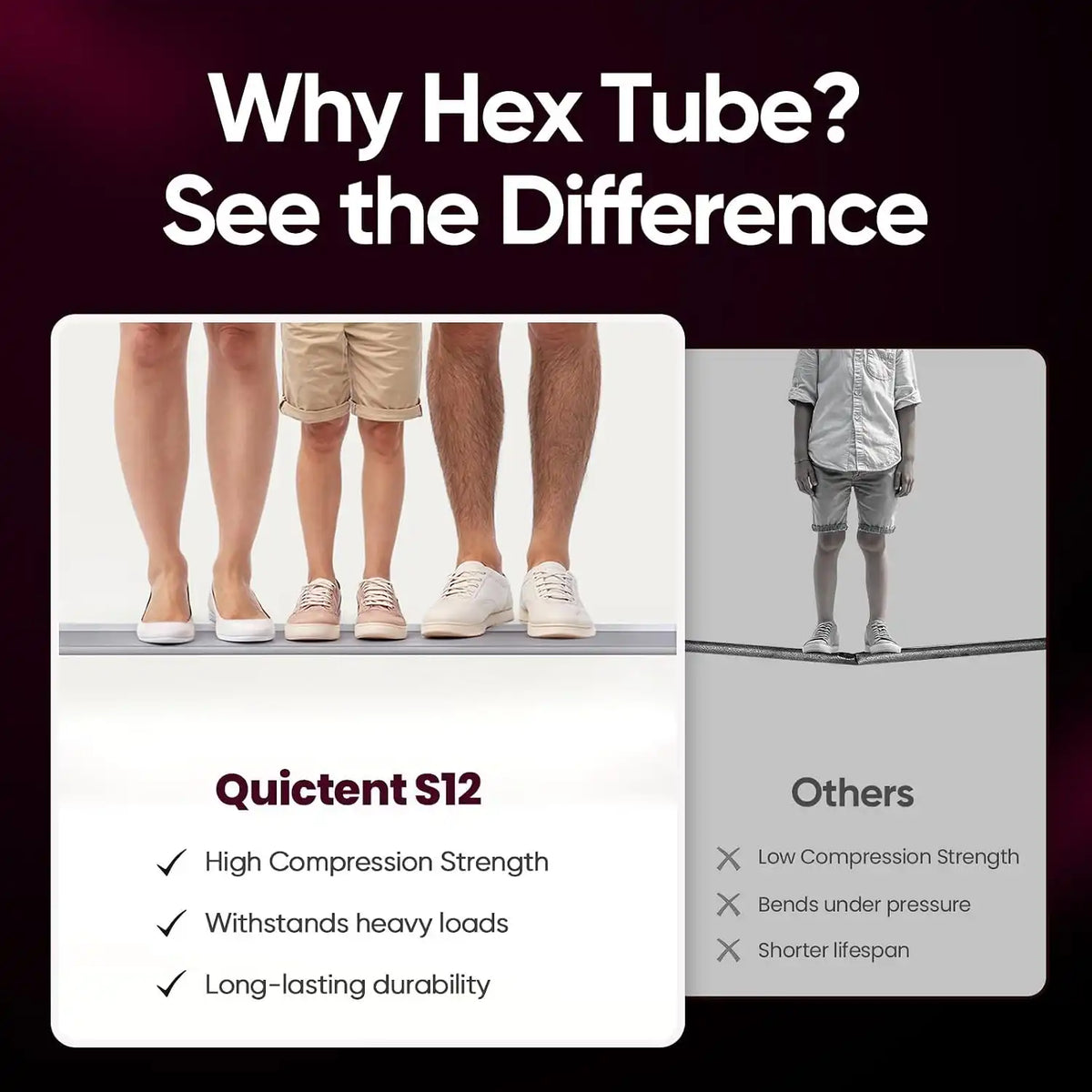 Hexagonal Legs#color_Pink