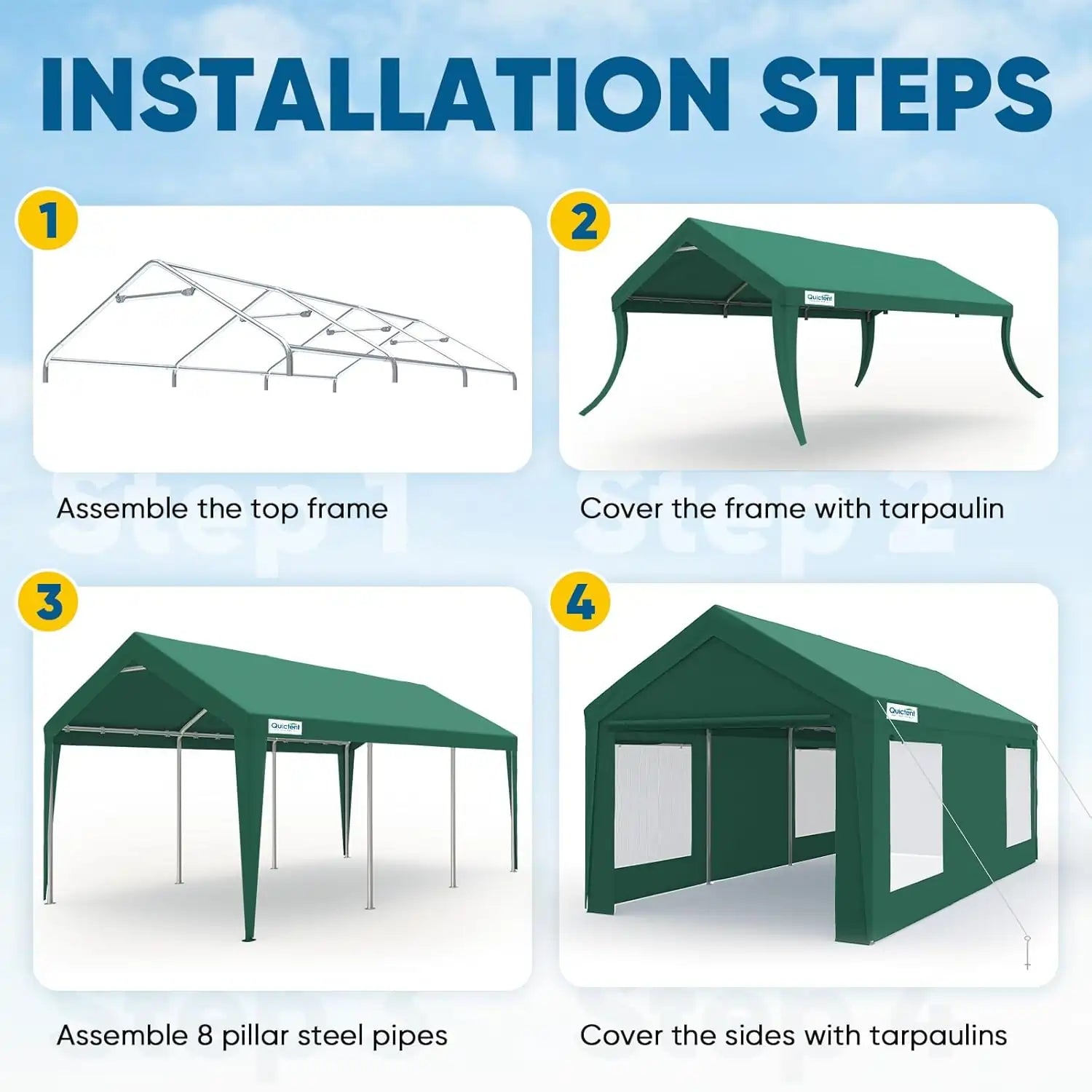 Easy to Set up#color_10'x20'-Green