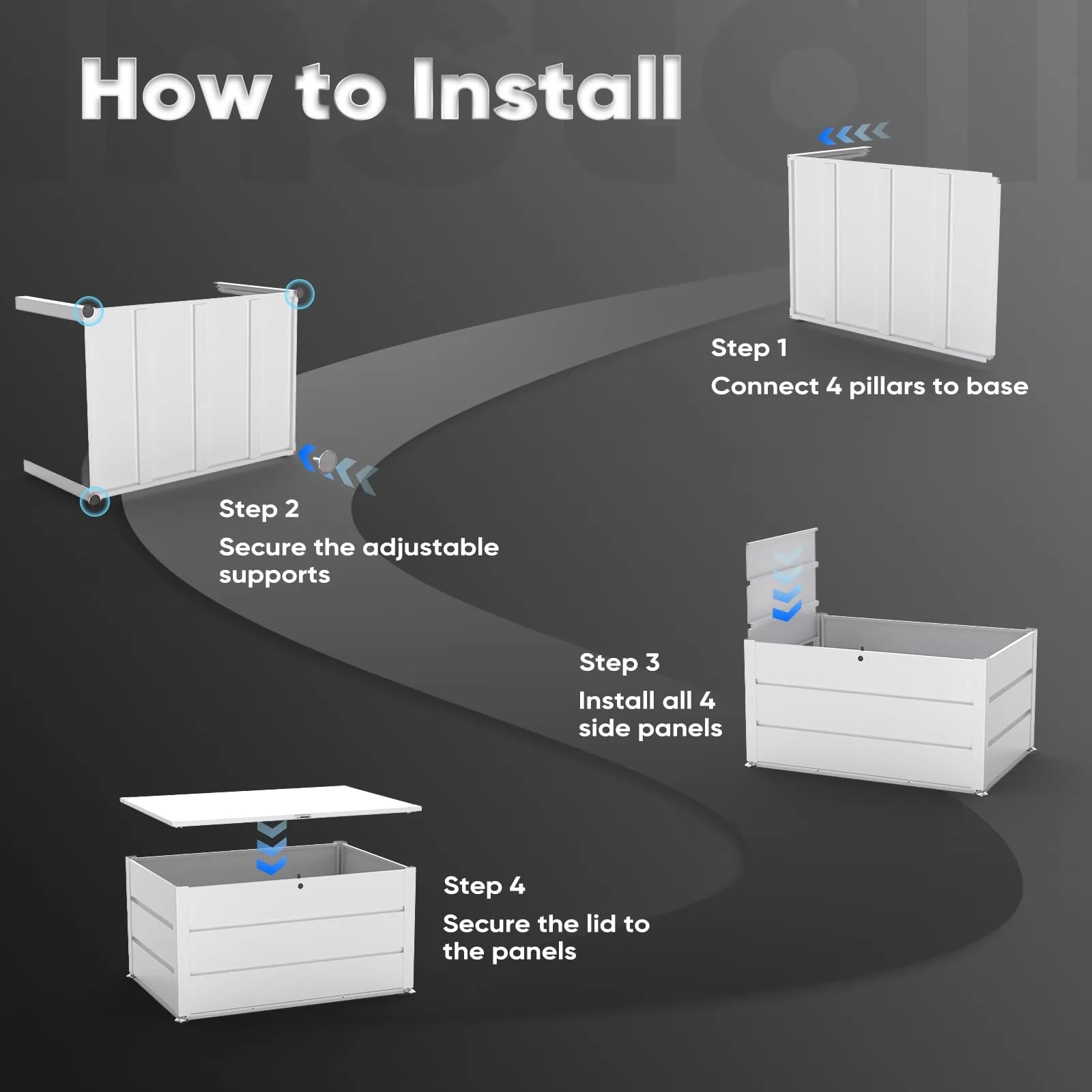 Step-by-step guide to install a storage box#color_white