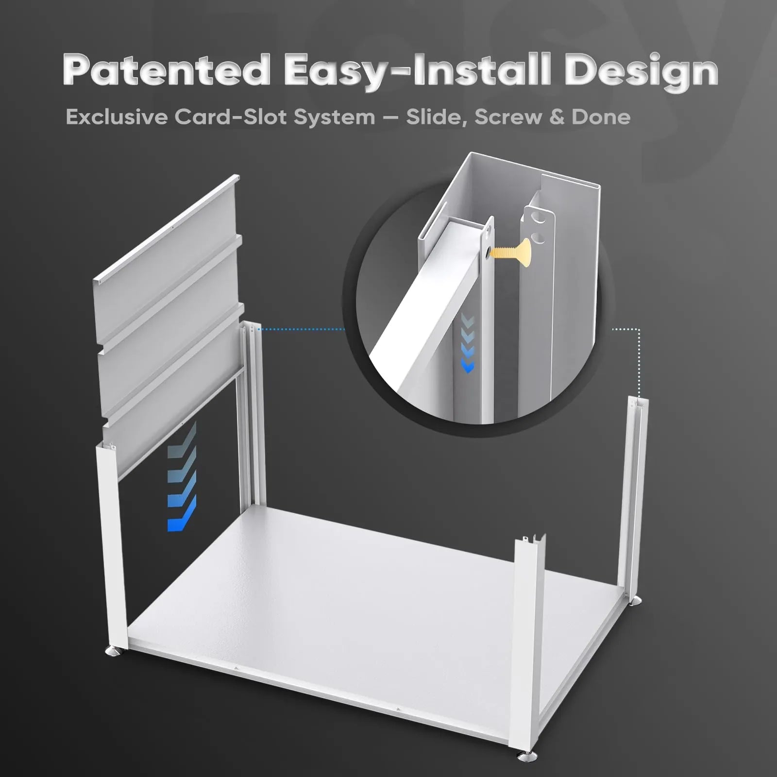 Patented easy-install design#color_white