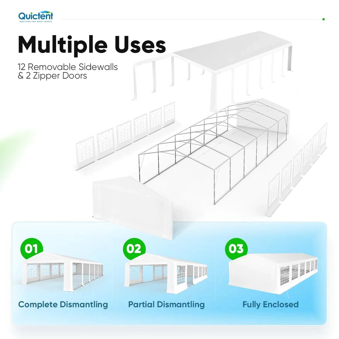 Versatile Usage#size_20' x 40'