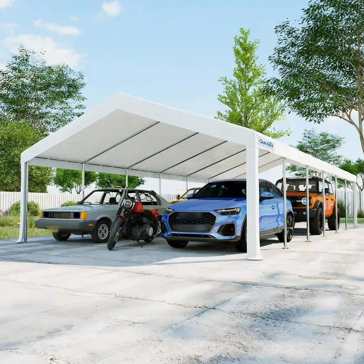 White Heavy Duty Party Tent#style_Mesh Window