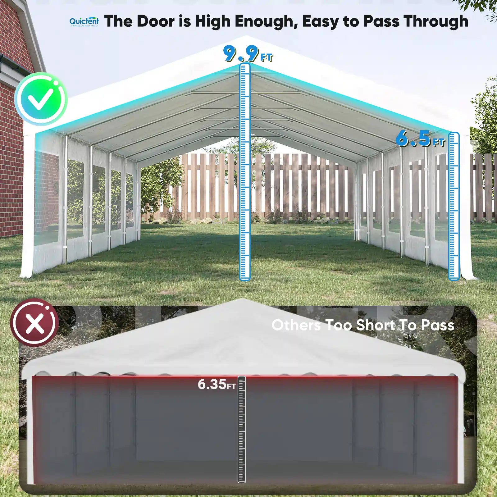 9.9FT Door Peak Height#size_20' x 30'-basic