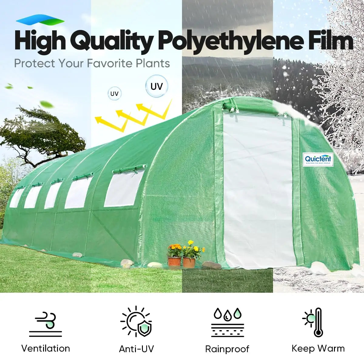 High quality polyethylene film#color_green