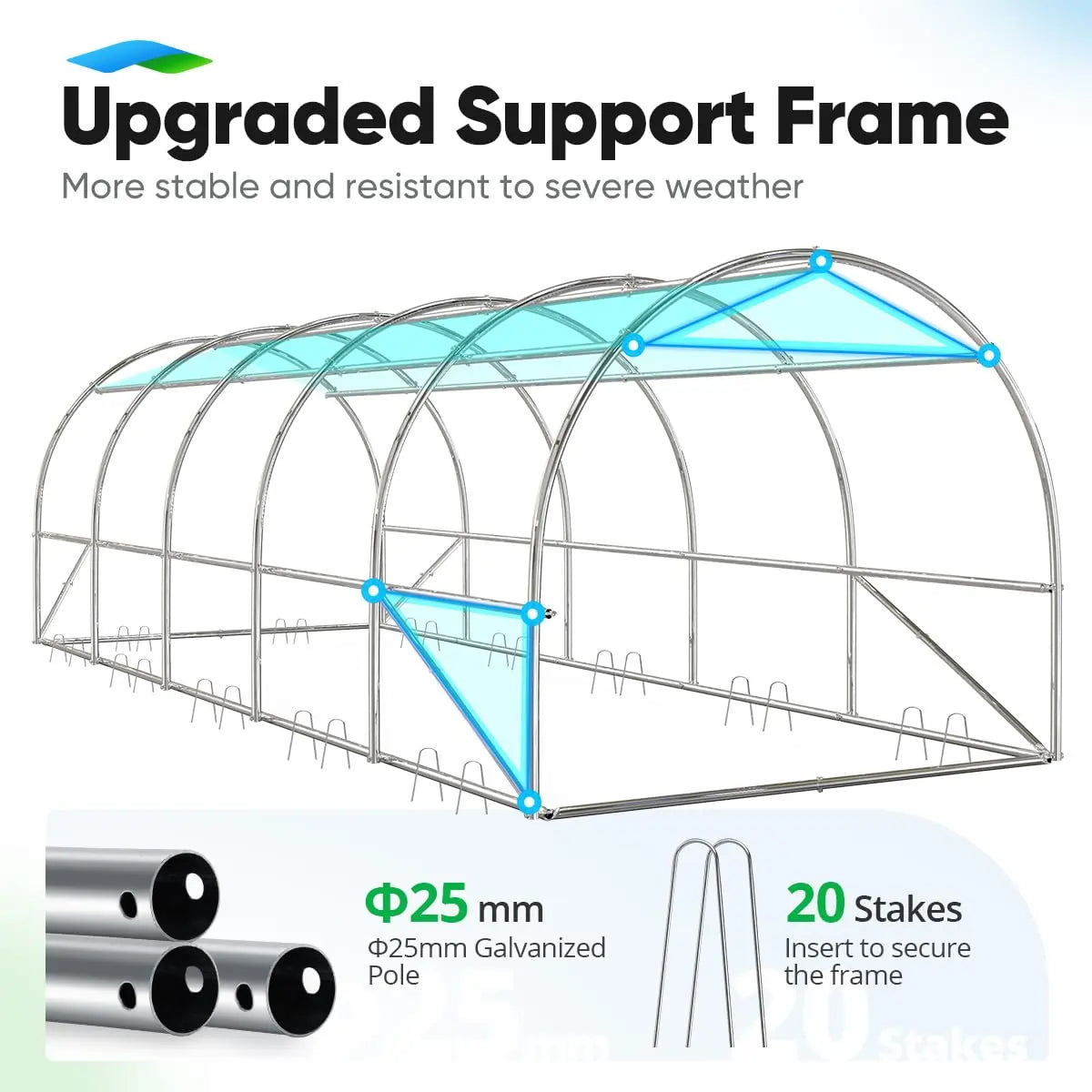 More stable and resistant to severe weather#color_white