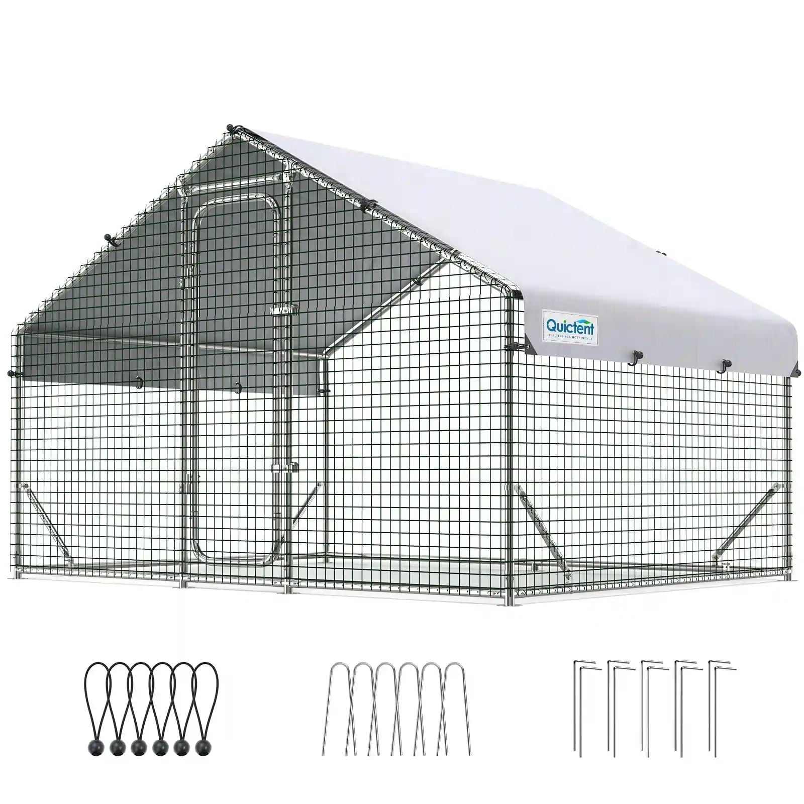 6.5x9x6.5FT Large Metal Chicken Coop#size_6.5x9FT Regular