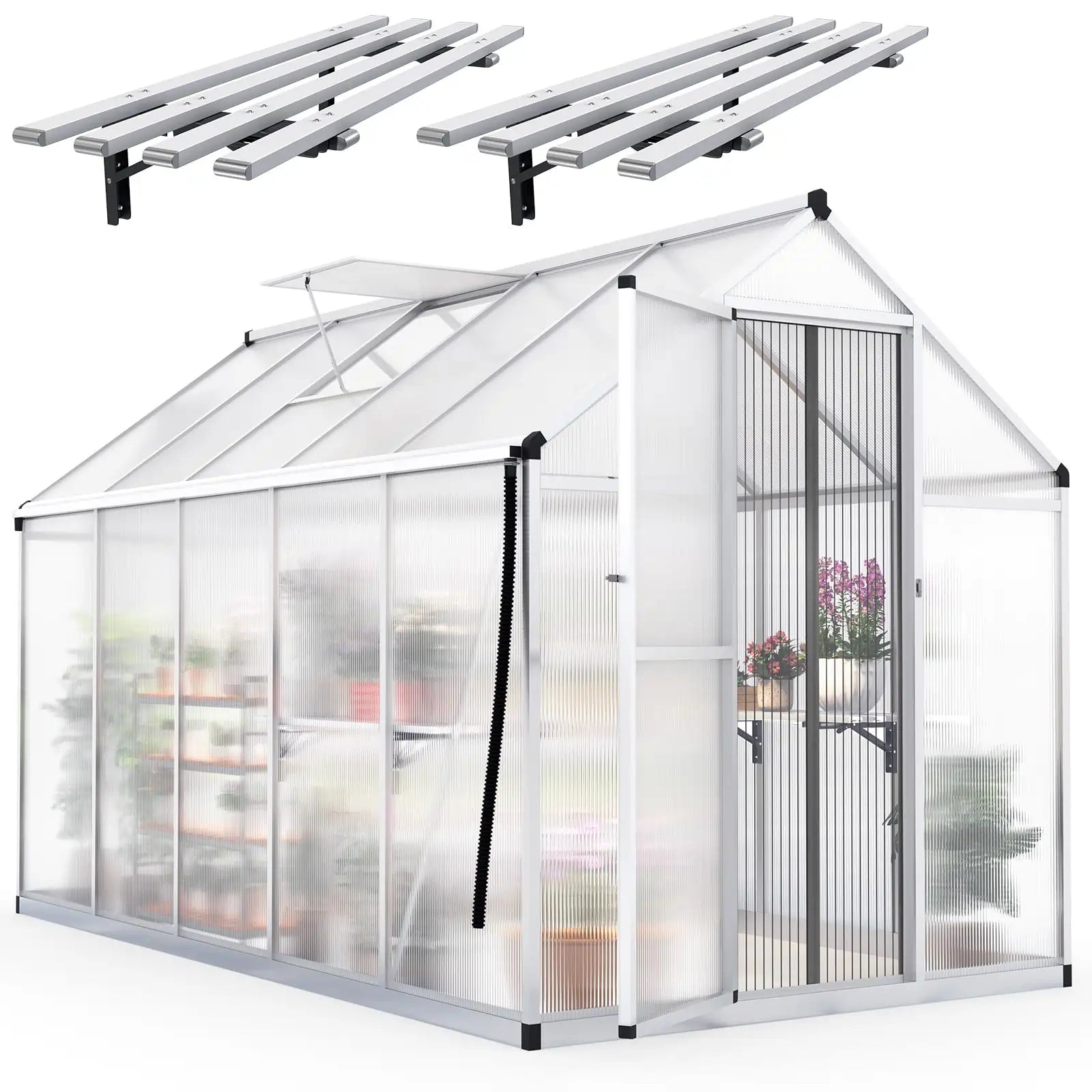 Walk-in Polycarbonate Greenhouse