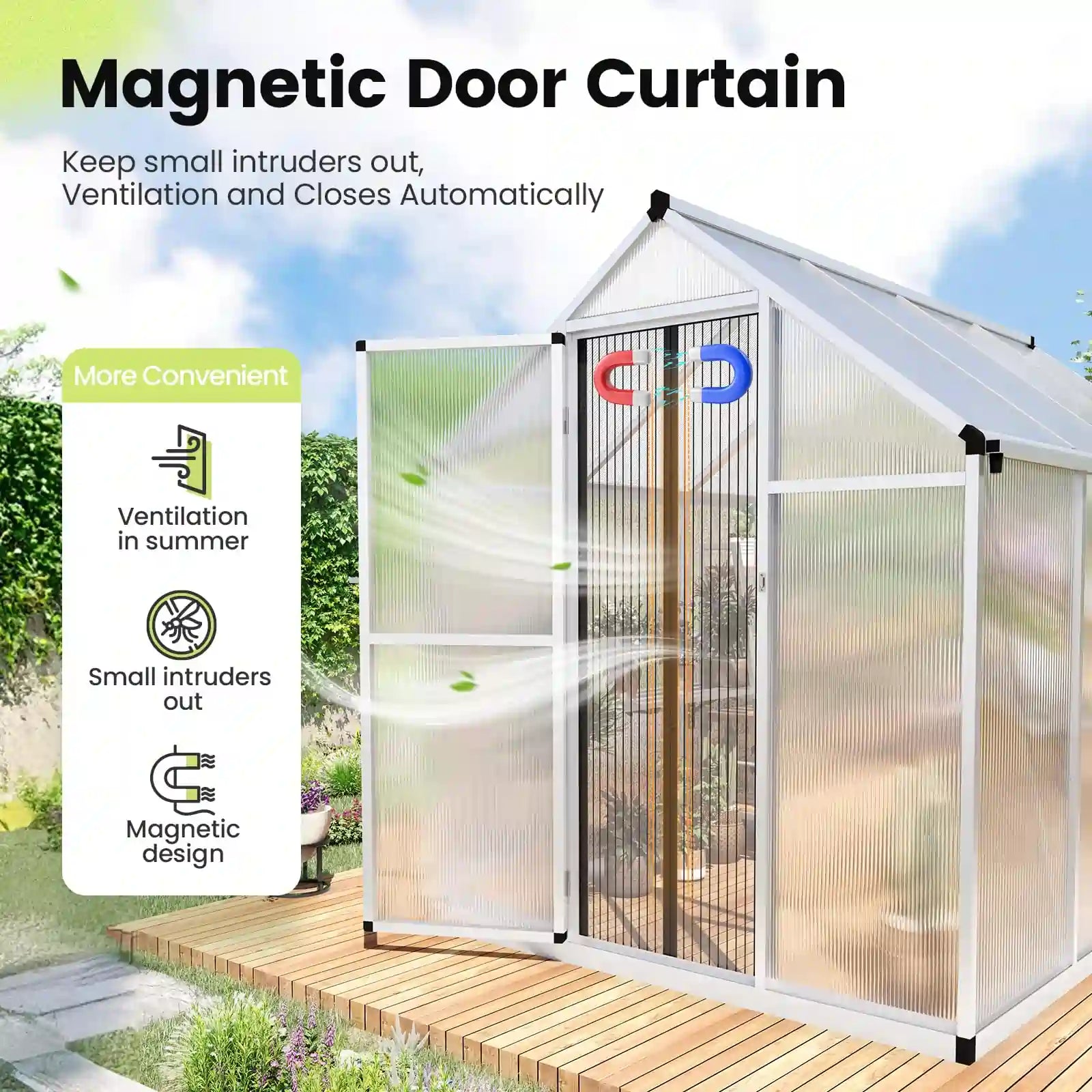 Walk-in Polycarbonate Greenhouse