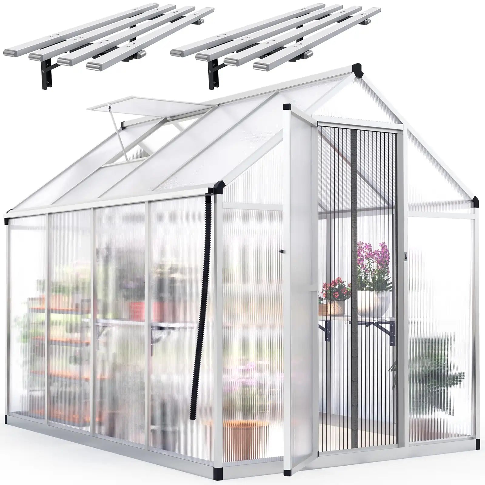 Walk-in Polycarbonate Greenhouse