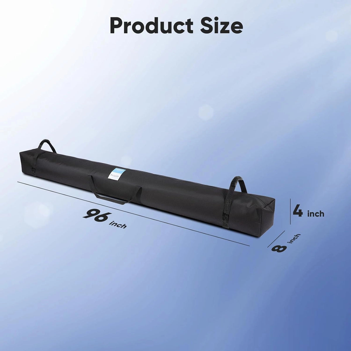 Party Tent Storage Bag Package (1*Square Bag for Covers+1*Long Bag for Poles)