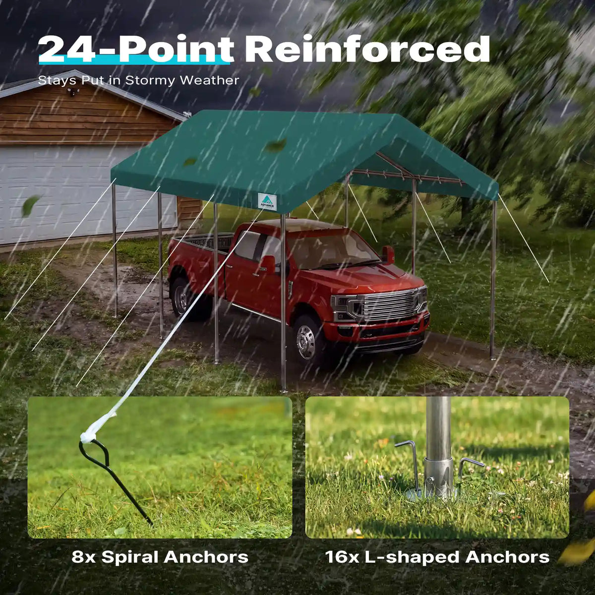 a suitable height for all kinds of your needs#style_green-10'x20'
