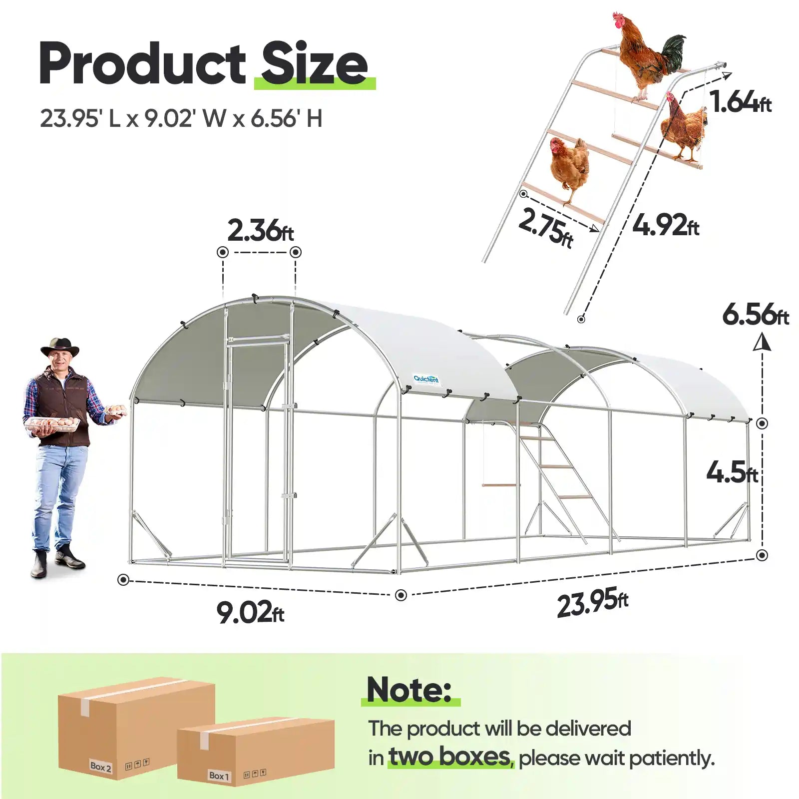 Product Size#size_24x9FT with Ladder+Swing