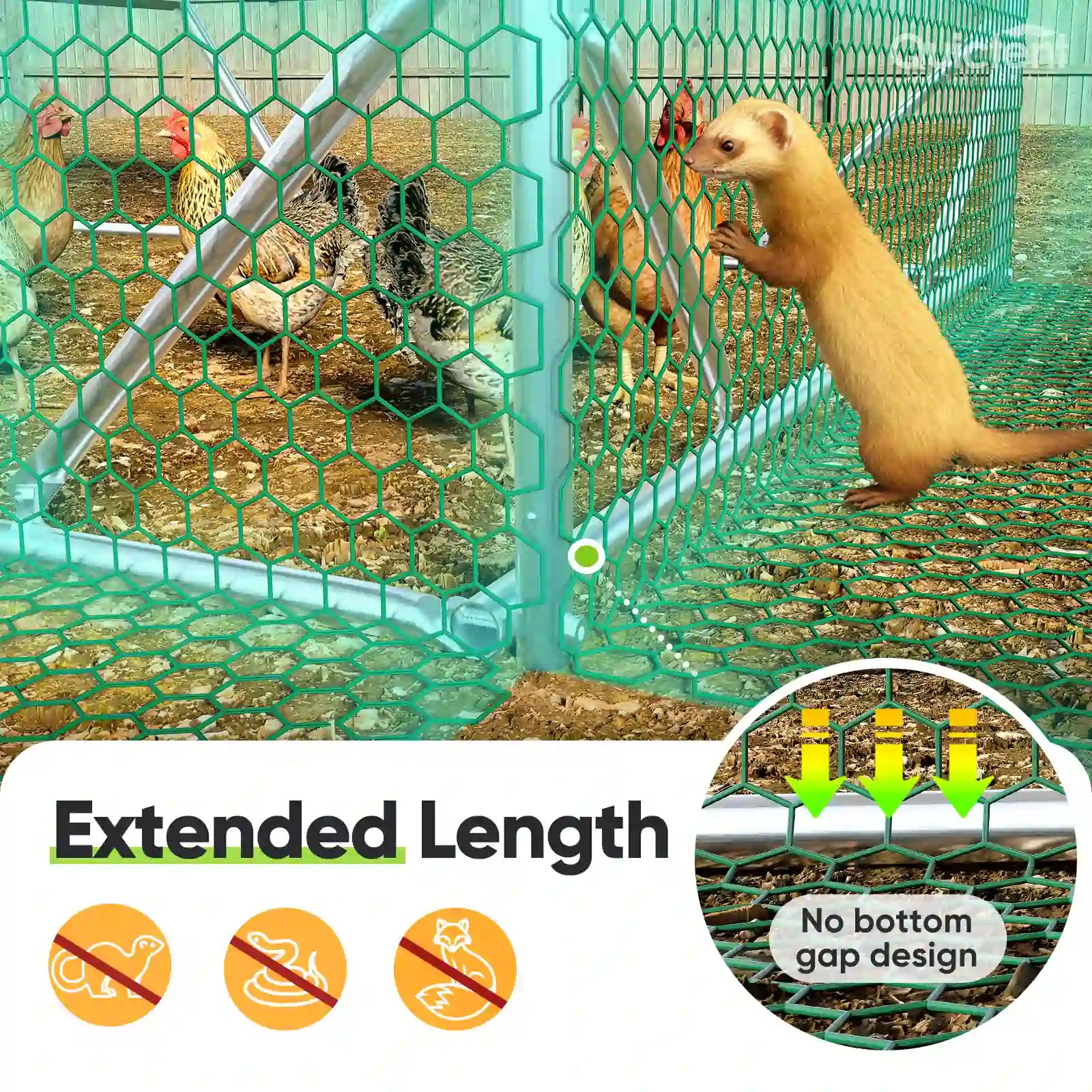 durability and predator protection#size_6.5x9FT with Ladder+Swing