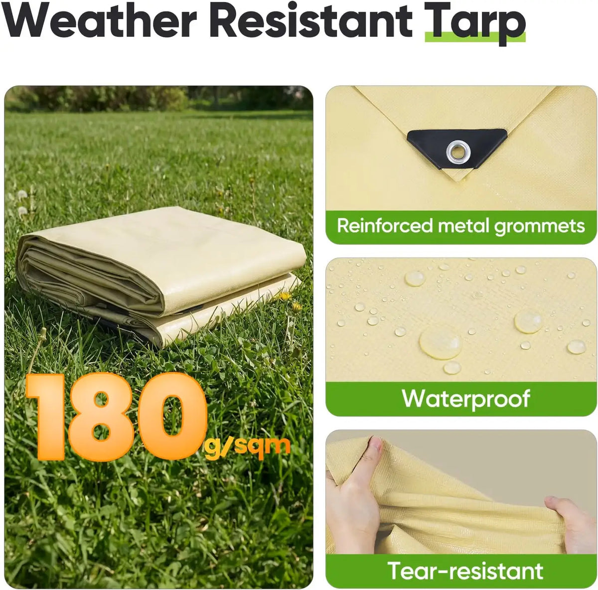 1 PCS Chicken Coop Replacement Top Cover Beige