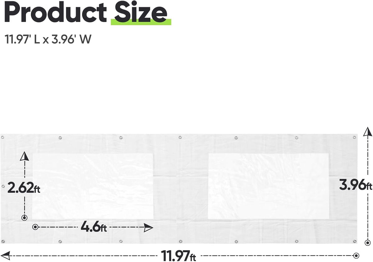 Chicken Coop Sidewall Covers (2-Pack)