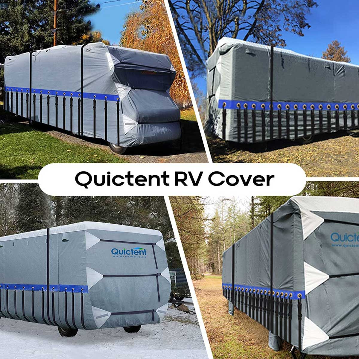 Quictent Class A RV Covers, Waterproof and Anti UV