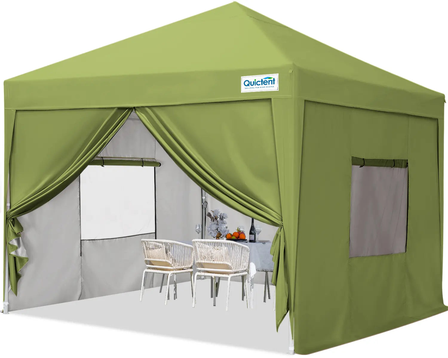 Quictent Pop Up Canopy Tent Green#color_green
