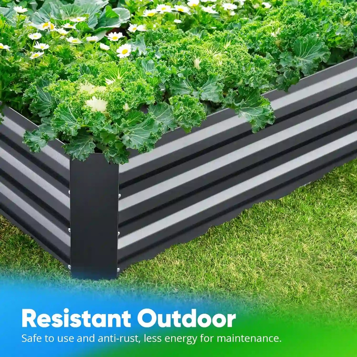 Safe to use and anti-rust, less energy for maintenance#size_6x3x1ft