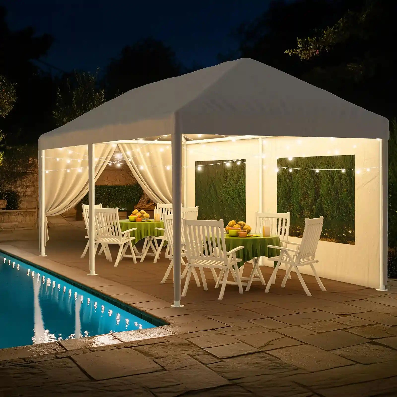 Ventilation - Waterproof Outdoor Canopy Tent#style_Mesh Window