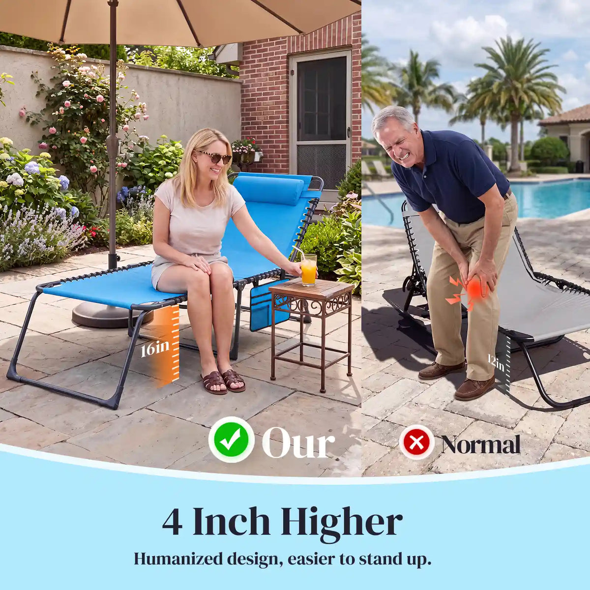 KING BIRD Folding Lounge Chair