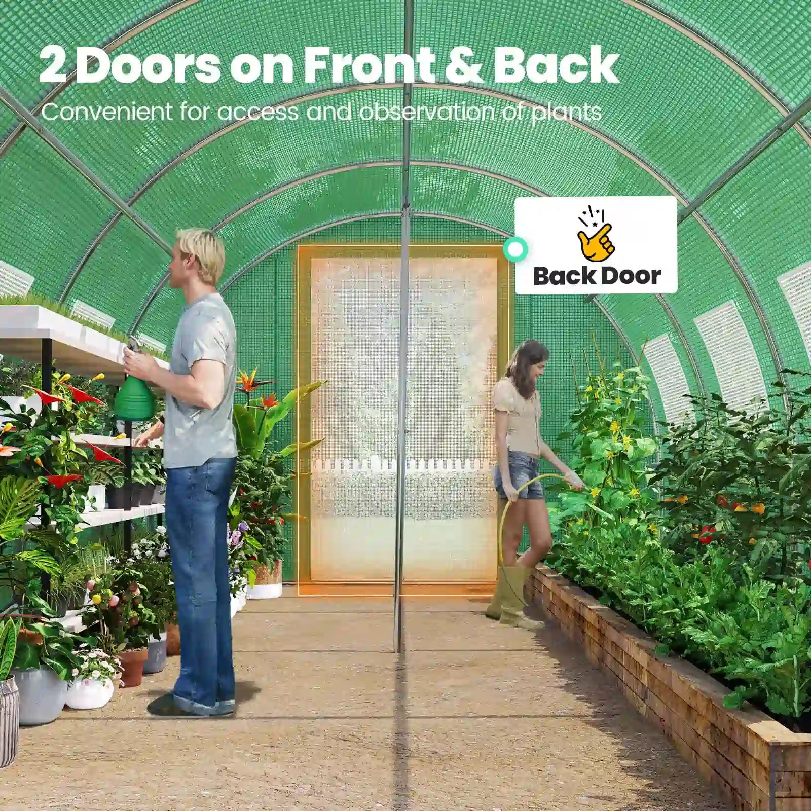 10 roll-up screen windows plus 2 door-netting#color_25ft-Green