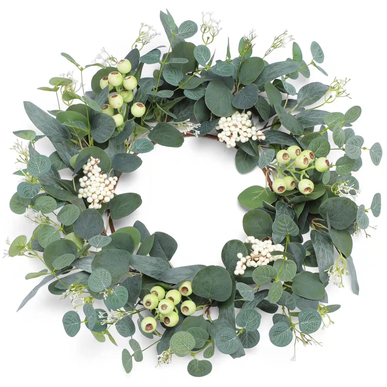 floral eucalyptus wreath#color_green02