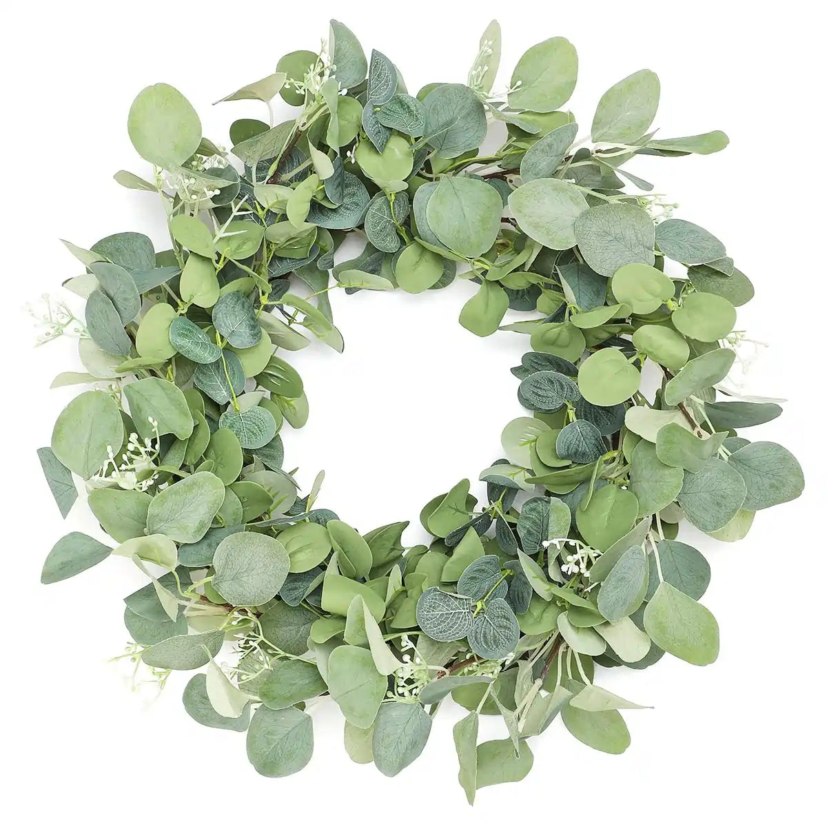 LIFEFAIR 20”Green Eucalyptus Wreath#color_viridity
